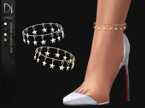 Sims 4 Anklet Cc