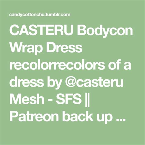Casteru Bodycon Wrap Dress Recolor Wrap Dress Recolor Bodycon
