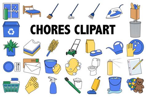 Kids Chore Chart Clipart