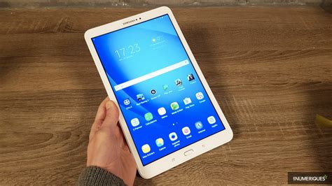 Features 10.1″ display, exynos 7870 octa chipset, 8 mp primary camera, 2 mp front camera, 7300 mah battery, 32 gb storage, 3 gb ram. Samsung Galaxy Tab A 10.1" (2016) : Test complet ...