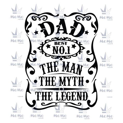 Download Dad the Man the Myth the Legend svg, Dad svg, Fathers day, Fathers Day - MomoSvgStore in 2020 ...