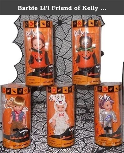 Barbie Lil Friend Of Kelly Halloween Party 2000 Set Of 5 Dolls Jenny