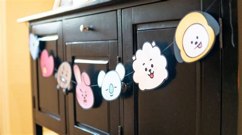Artful Days Bts And Bt21 Character Themed Birthday Party Birthday