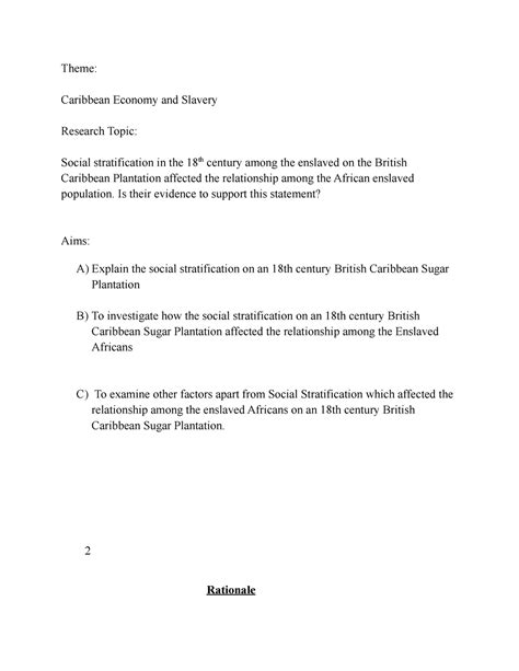 Sample Of Sba A Summary Of The 1st Draft Of A Csec History