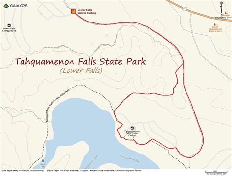 Tahquamenon Falls State Park Lower Falls 15 Miles D178 Dwhike