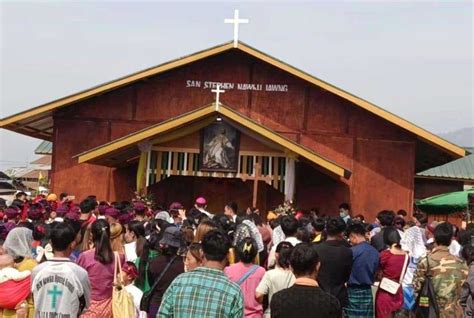 catholics build new church in strife torn myanmar uca news