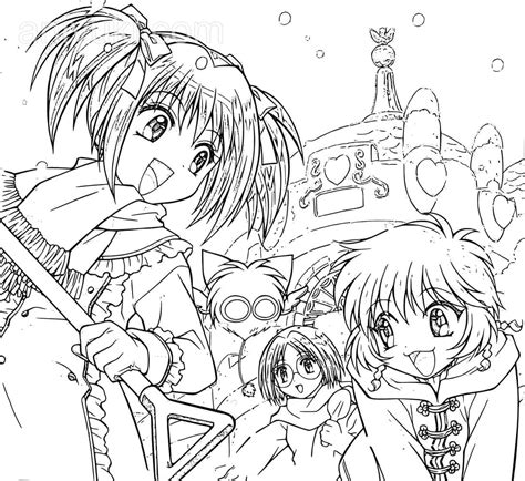 Tokyo Mew Mew Coloring Pages Free Printable Coloring Pages For Kids