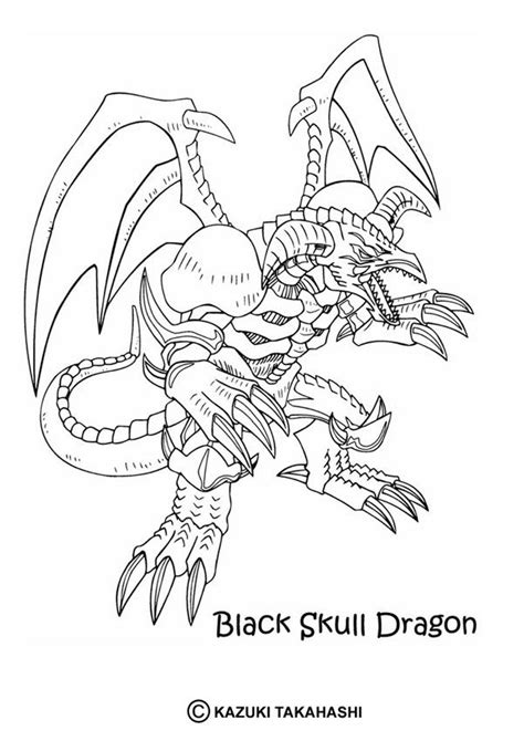 Yu Gioh Black Dragon Coloring Pages Clip Art Library