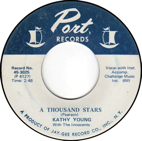 Kathy Young With The Innocents A Thousand Stars Eddie My Darling
