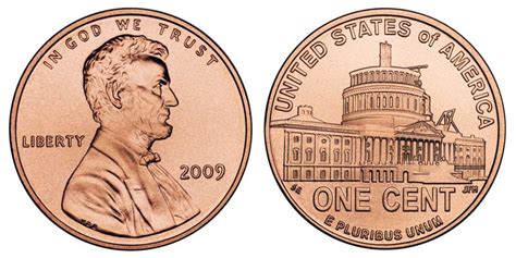 The first newly designed 2009 lincoln cent was released on february 12, 2009. 2009 D Lincoln Memorial Cent Presidency Lincoln ...