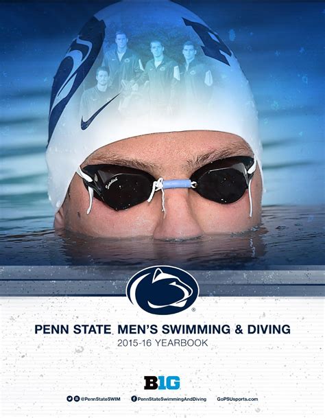 2015 16 Penn State Men S Swimming Diving Yearbook By Penn State