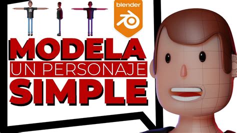 Modela Un Personaje Simple Tutorial Blender Youtube