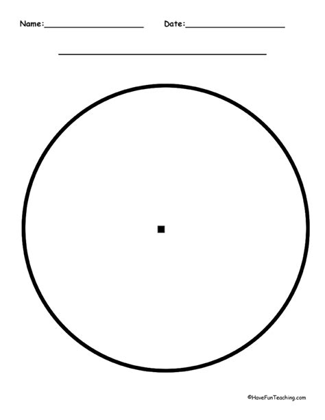 Blank Pie Graph Have Fun Teaching