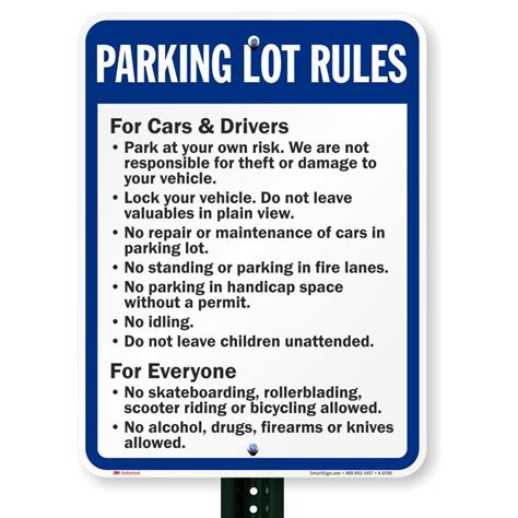 Parking Lot Rules Rmn Networks