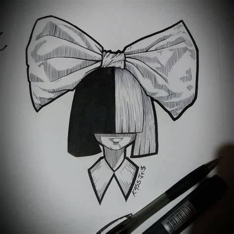 Kass Jks στο Instagram sia music pop drawing draw desenh4ndo