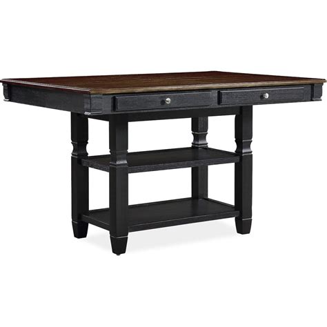 Glendale Kitchen Island 4 Stools And Bench American Signature