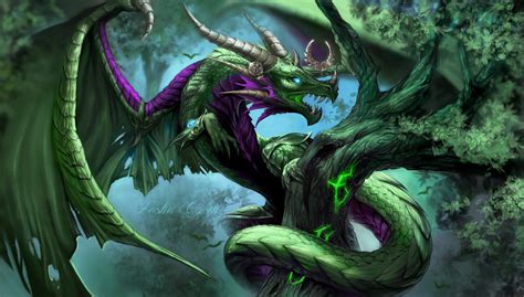 Fond Décran Illustration World Of Warcraft Dragon Jungle Heroth