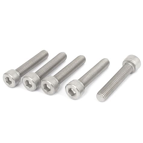 M8x40mm Thread 304 Stainless Steel Hex Key Bolt Socket Head Cap Screws