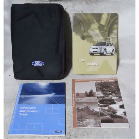 2007 Ford Escape Factory Original Oem Owner Manual User Owners Guide Book