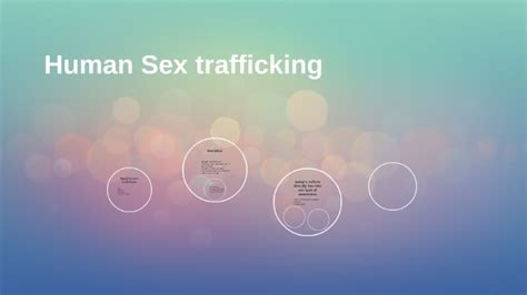 Human Sex Trafficking By Brianny Terry