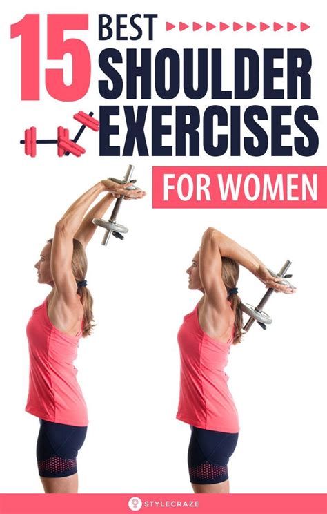 15 Best Shoulder Exercises For Women Best Shoulder Workout Shoulder Workout Exercise