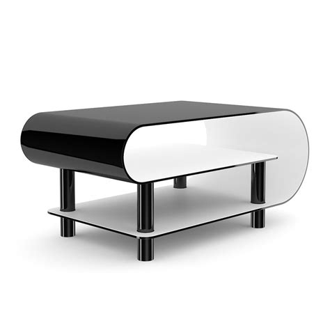 Modern Black Glossy Coffee Table 3d Model Cgtrader