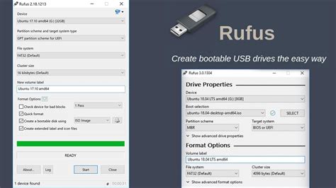 Rufus Create Bootable Usb Drives The Easy Way Youtube