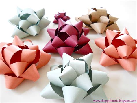 Shopgirl Handmade Paper Bow Tutorial T Bow Tutorial Paper Bows