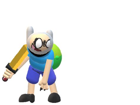 3d Pibby Finn Model Finished And Sadly No Icons Fandom