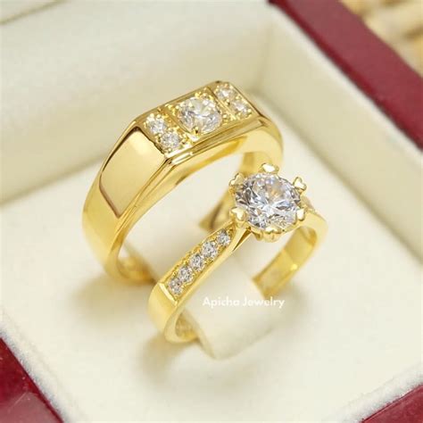 แหวนทองคำแท้ และทองขาวแท้ 9K