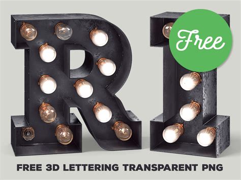 Free Marquee Light Bulbs Lettering By Tomas Veselovsky On Dribbble
