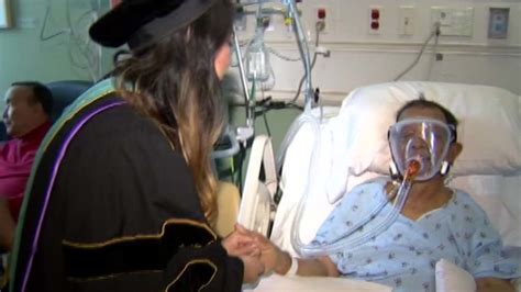 Woman Fulfills Dying Fathers Dream To See Her Graduate Abc13 Houston