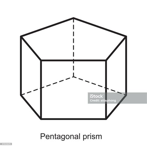 Pentagonal Prism Vector Stock Illustration Download Image Now Istock