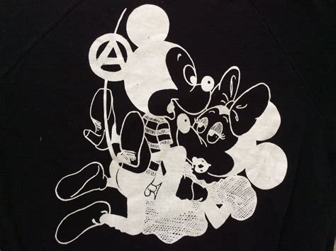 Mickey And Minnie Sex Seditionaries Punk T Shirt Black Fitted Tee 3