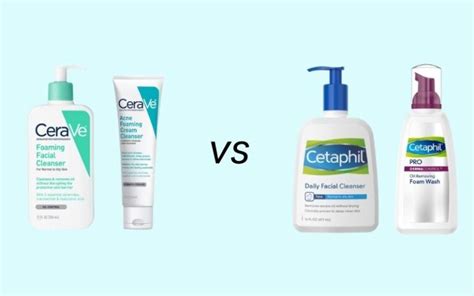 Cerave Vs Cetaphil 2021 Whats The Difference Clear Skin Regime