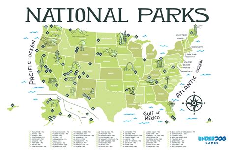 Free Printable Map Of National Parks