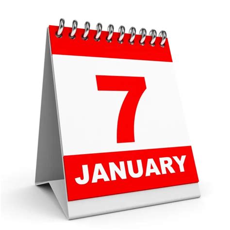 Calendar On Desk January 4th — Stock Photo © Kasiastock1 8598961