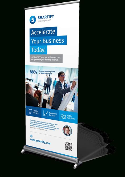 Corporate Business Roll Up Banners Template For Download Within Pop Up