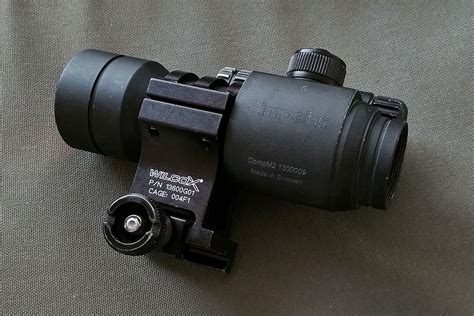 Aimpoint Comp M2 Red Dot Optic W Wilcox Mk18 Comp Mount