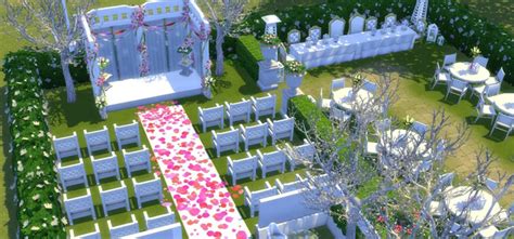 Sims 4 Wedding Décor Cc Furniture Flowers And More Fandomspot