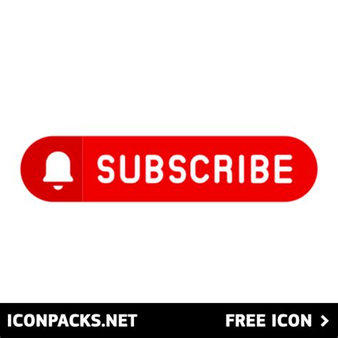 Free Subscribe Youtube Red Button Svg Png Icon Symbol Download Image