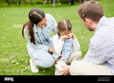 Father Comforting Crying Daughter Hi Res Stock Photography And Images