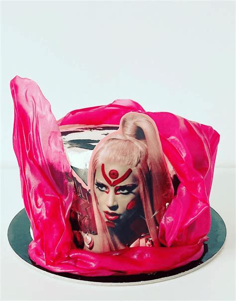 Lady Gaga Theme Cake Ideas Images Birthday Cake Pictures