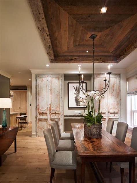 Rustic Ceiling Design Ideas For Small Living Room