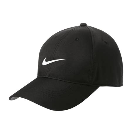 Nike Golf Dri Fit Black Swoosh Front Cap