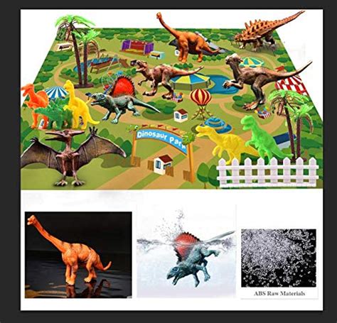Gzsbaby Dinosaur Toys 28 Pcs Educational Realistic Dinosaur Figures
