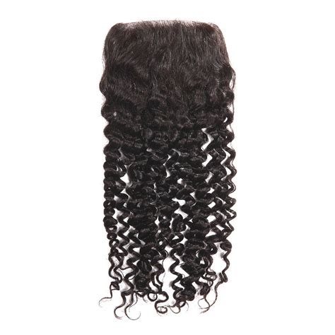 Brazilian Kinky Curly Closure Pretty Hair Dropship