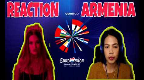 armenia eurovision 2020 reaction video athena manoukian chains on you youtube