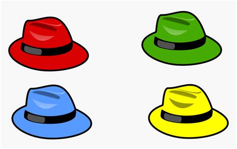 Six Thinking Hats Clothing Clip Art 6 Thinking Hats Png Transparent
