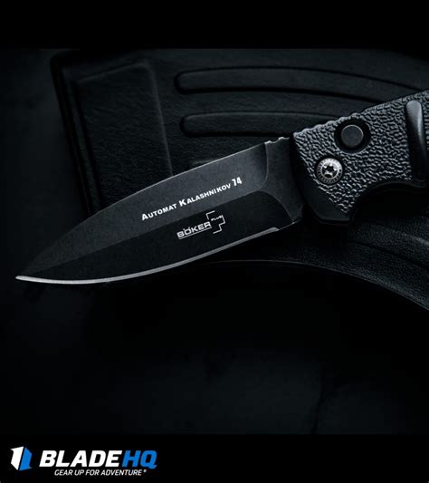 Boker Kalashnikov Automatic Knife Black Stonewash Blade Hq